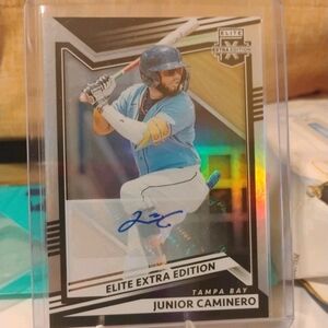 Panini Elite Extra Edition Trading Card - Blue and White